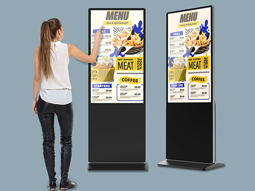  floor standing touch screen kiosk poster in kenya