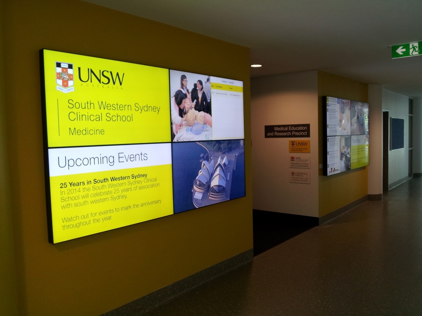 video walls for education, university or schools