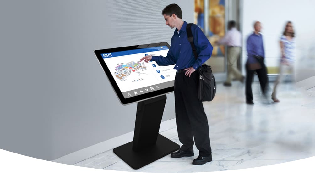 interactive touch screen information kiosk in kenya and africa