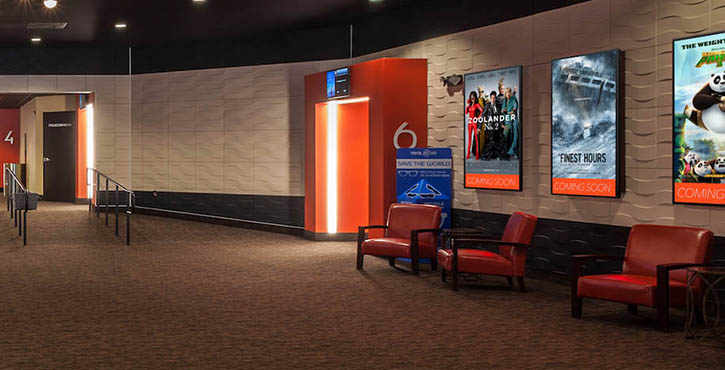 Digital Signage for cinema and movie theater, concession sales in kenya