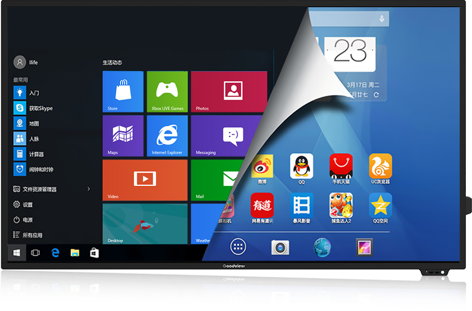 interactive flat panel windows android kenya