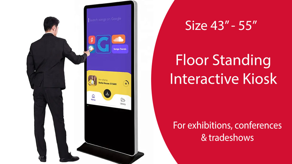 hire interactive touch screen kiosk in kenya